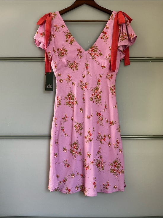 wild fable Dresses & Skirts - wild fable Pink Floral Tie-Shoulder Mini Dress